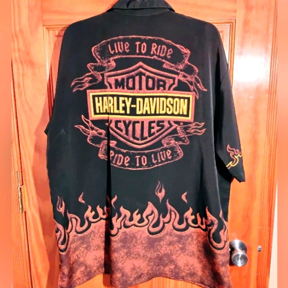 Harley Davidson button down shirt, XL